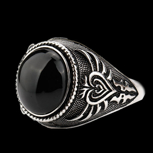 BLACK MONARCH. - 925 Sterlingsilber